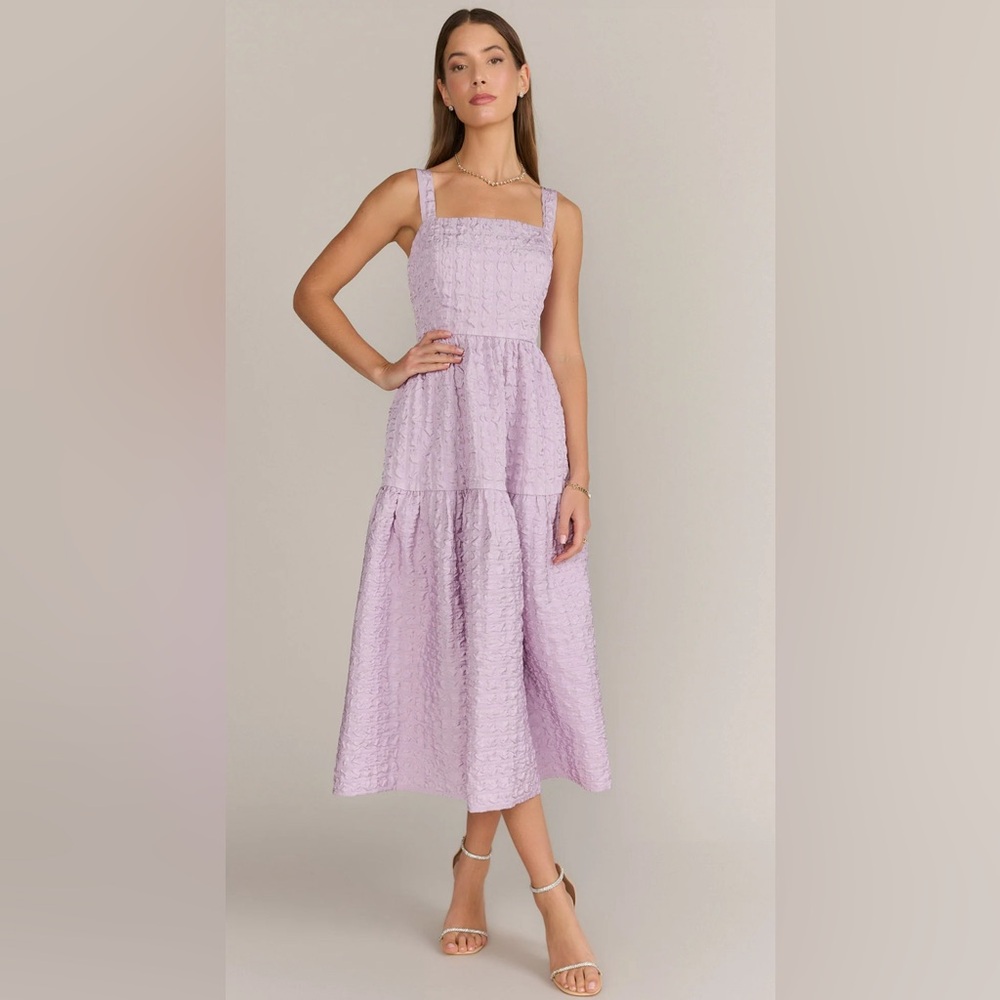 NWT Just Me Quilted A-Line Maxi Dress
